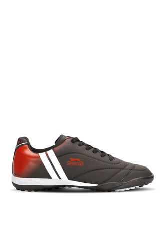 Slazenger MARK HS Football Boys Indoor Soccer Shoes Black - White - Red - Thumbnail