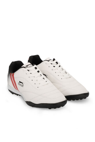 Slazenger MARK HS Football Boys Indoor Soccer Shoes White - Black - Thumbnail