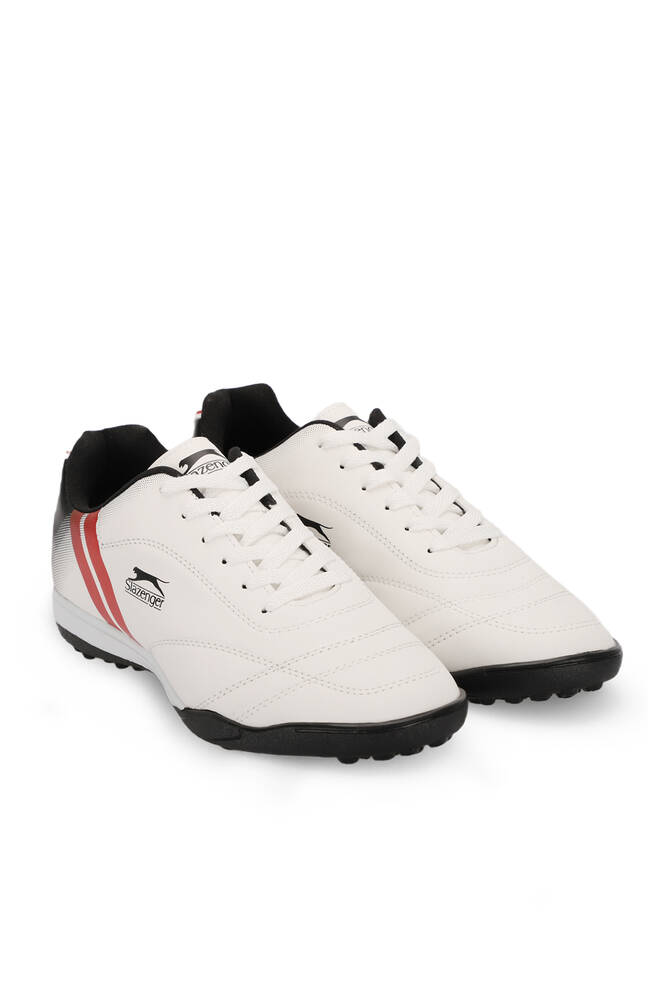 Slazenger MARK HS Football Boys Indoor Soccer Shoes White - Black