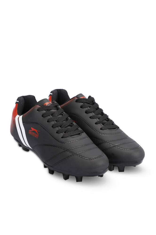 Slazenger MARK KRP Football Boy Child Cleats Shoes Black - White - Red