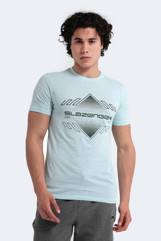 Slazenger MARQUES Erkek Kısa Kollu T-Shirt Yeşil