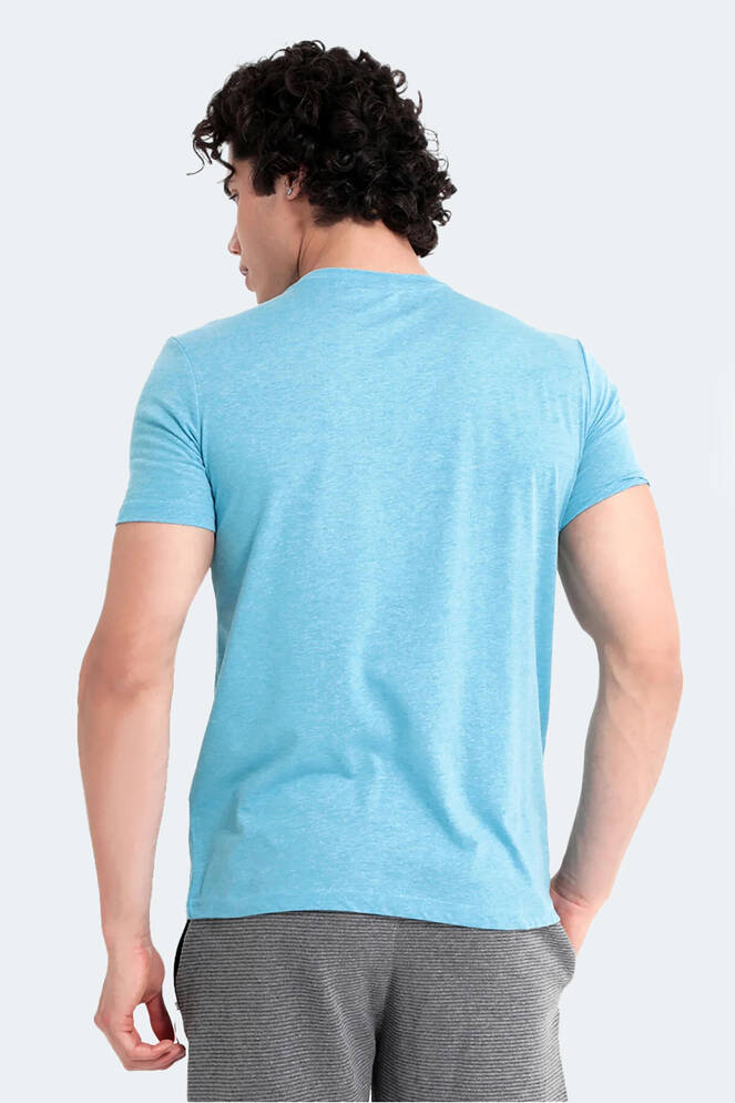 Slazenger MARQUES Men's Short Sleeve T-Shirt Blue