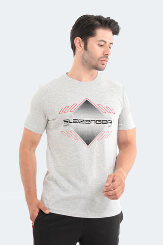 Slazenger MARQUES Men's Short Sleeve T-Shirt Light Grey - Thumbnail