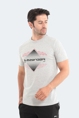 Slazenger MARQUES Men's Short Sleeve T-Shirt Light Grey - Thumbnail