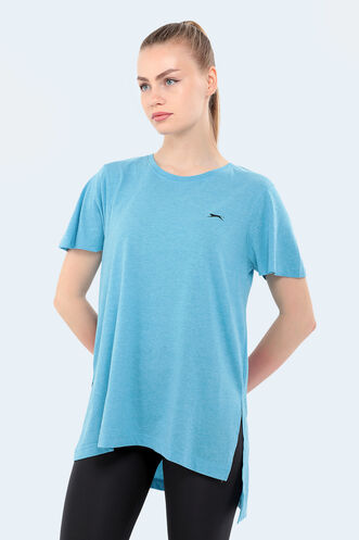 Slazenger MERILYN Women's Short Sleeve T-Shirt Blue - Thumbnail