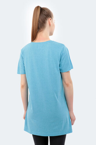 Slazenger MERILYN Women's Short Sleeve T-Shirt Blue - Thumbnail