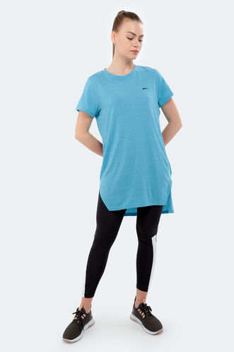 Slazenger MIDORI Women's Short Sleeve T-Shirt Blue - Thumbnail