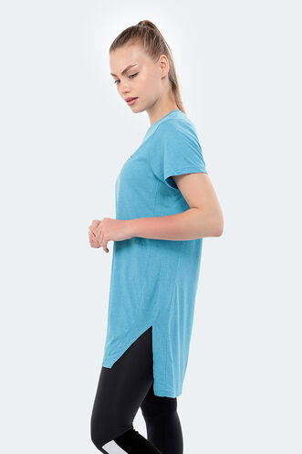 Slazenger MIDORI Women's Short Sleeve T-Shirt Blue - Thumbnail