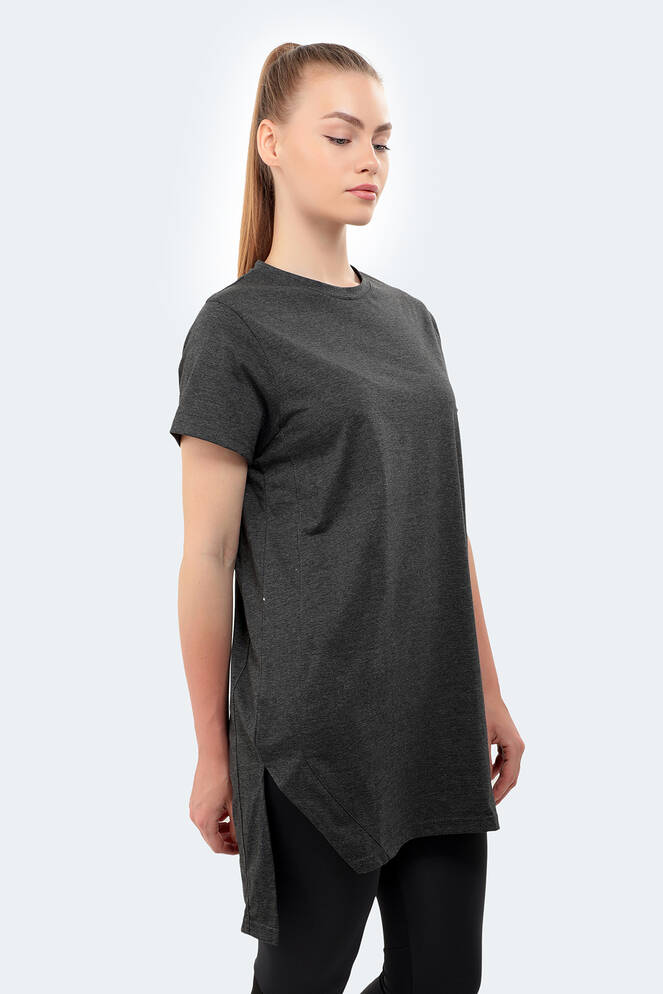 Slazenger MIDORI Women's Short Sleeve T-Shirt Dark Grey