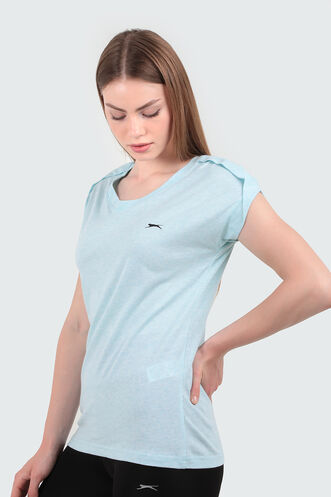 Slazenger MILJANA Women's Short Sleeve T-Shirt Green - Thumbnail