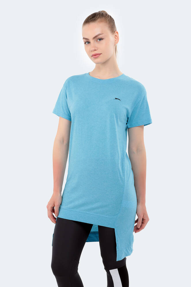 Slazenger MINATO Kadın Kısa Kollu T-Shirt Mavi