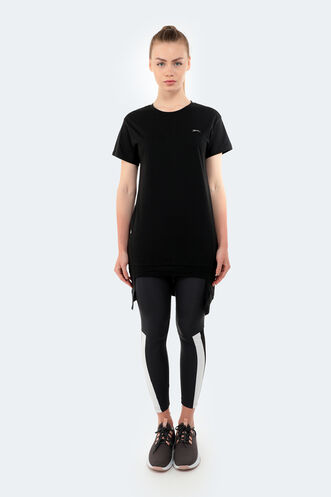 Slazenger MINATO Women's Short Sleeve T-Shirt Black - Thumbnail