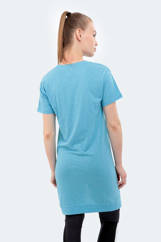 Slazenger MINATO Women's Short Sleeve T-Shirt Blue - Thumbnail