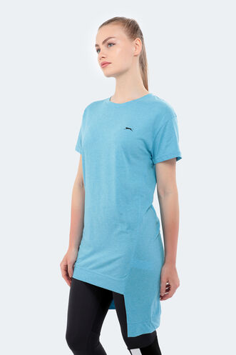 Slazenger MINATO Women's Short Sleeve T-Shirt Blue - Thumbnail