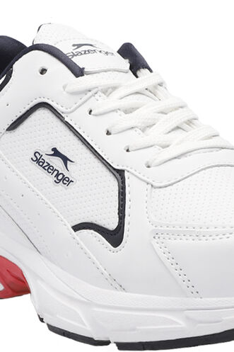 Slazenger MOSS Men's Sneaker Shoes White - Navy - Red - Thumbnail