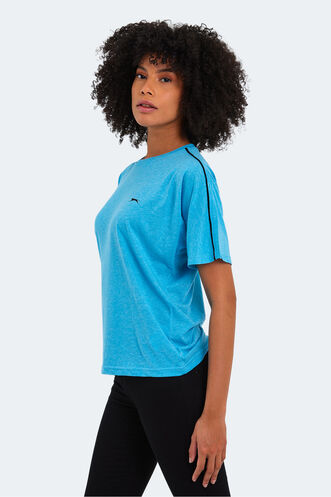 Slazenger MOYNA Women's Short Sleeve T-Shirt Blue - Thumbnail