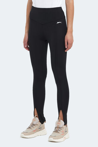 Slazenger NAILA Women's Fitness Tights Black - Thumbnail