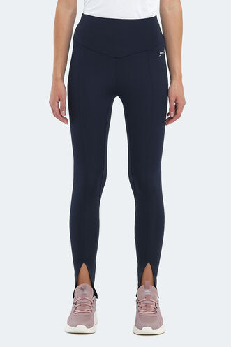 Slazenger NAILA Women's Fitness Tights Navy - Thumbnail