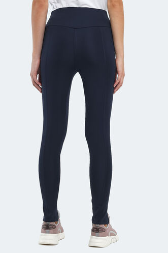 Slazenger NAILA Women's Fitness Tights Navy - Thumbnail