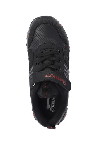 Slazenger NALA Sneaker Boys' Shoes Black - Red - Thumbnail