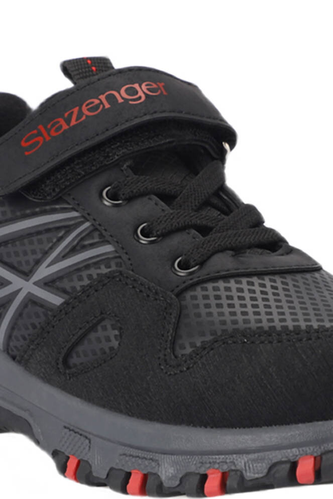 Slazenger NALA Sneaker Erkek Çocuk Ayakkabı Siyah - Kırmızı