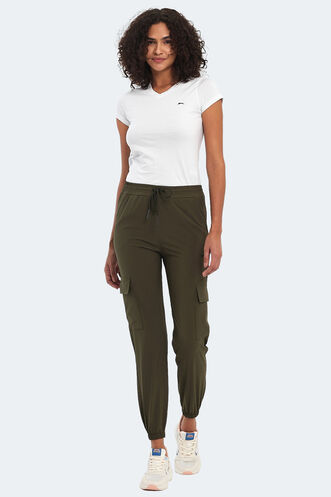 Slazenger NAPOLEON Women's Sweatpants Khaki - Thumbnail