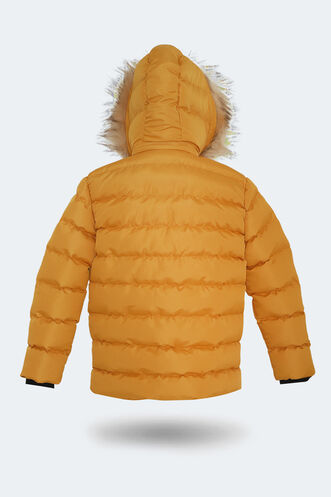 Slazenger NAPOLI Unisex Kids Coat & Jacket Mustard - Thumbnail