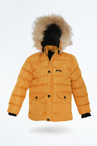 Slazenger NAPOLI Unisex Kids Coat & Jacket Mustard - Thumbnail