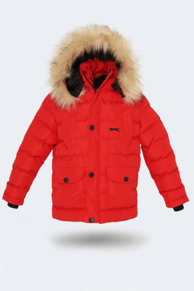 Slazenger NAPOLI Unisex Kids Coat & Jacket Red