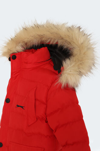 Slazenger NAPOLI Unisex Kids Coat & Jacket Red - Thumbnail