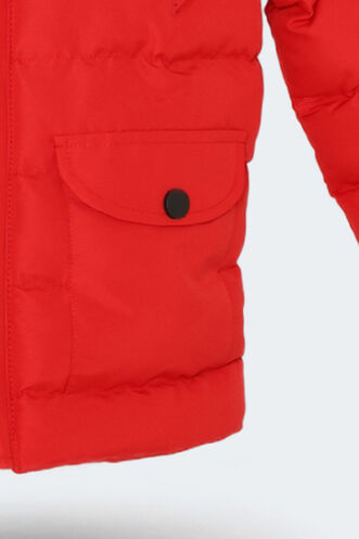 Slazenger NAPOLI Unisex Kids Coat & Jacket Red - Thumbnail