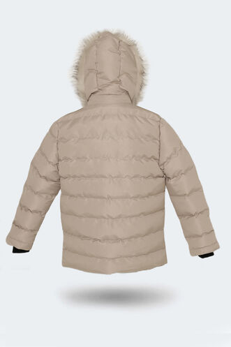 Slazenger NAPOLI Unisex Kids Coat & Jacket Stone Gray - Thumbnail