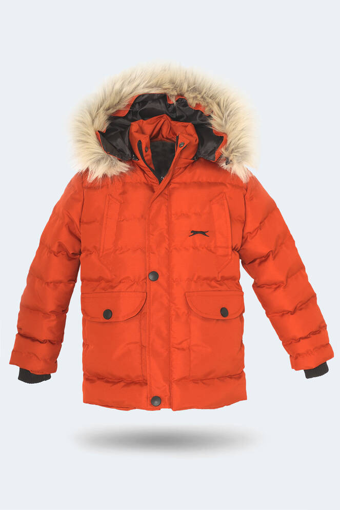 Slazenger NAPOLI Unisex Kids Coat & Jacket Terracotta