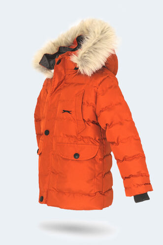 Slazenger NAPOLI Unisex Kids Coat & Jacket Terracotta - Thumbnail