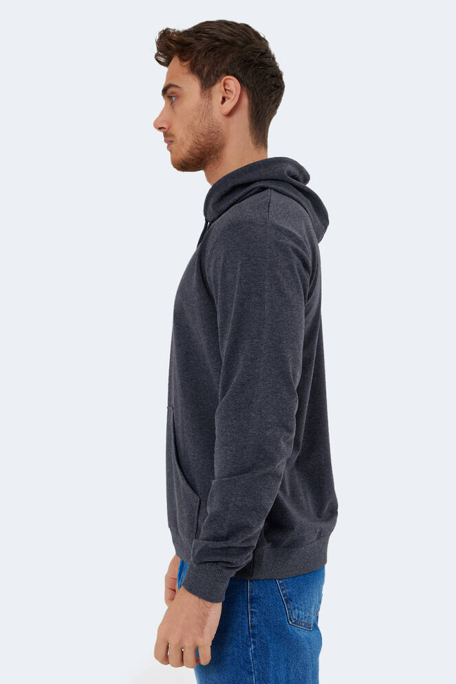 Slazenger NEDELKO Erkek Sweatshirt Koyu Gri