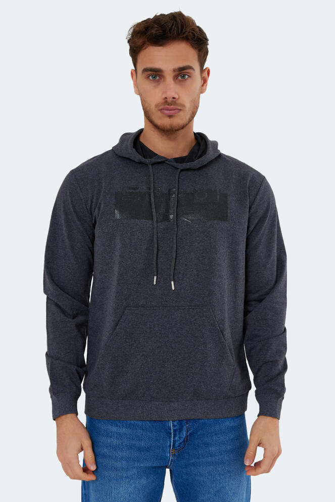 Slazenger NEDELKO Erkek Sweatshirt Koyu Gri