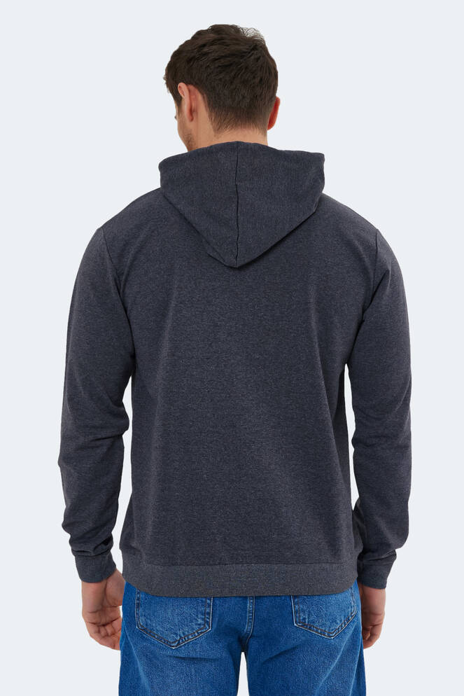 Slazenger NEDELKO Erkek Sweatshirt Koyu Gri