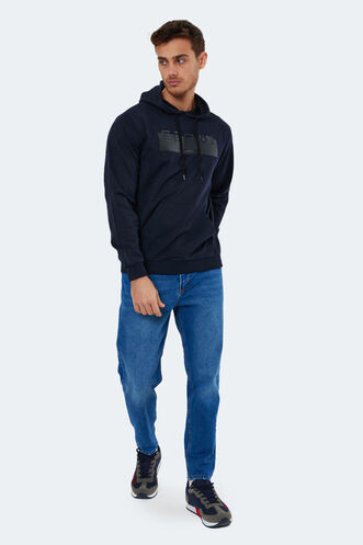 Slazenger NEDELKO Men's Sweatshirt Navy - Thumbnail