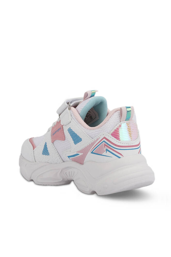 Slazenger NELSON Girls' Kids' Sneaker Shoes White - Pink