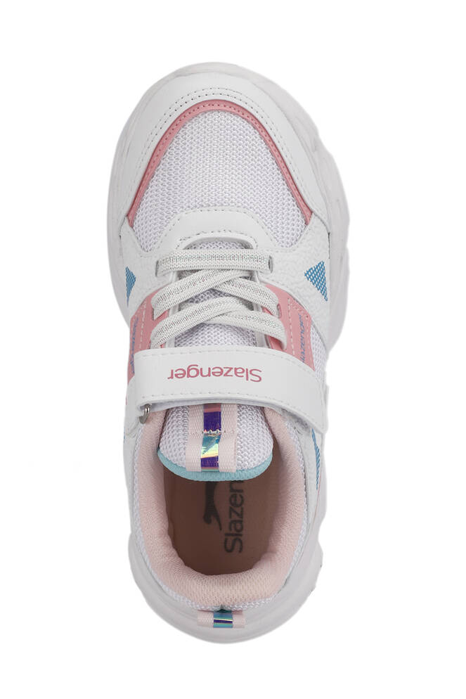 Slazenger NELSON Girls' Kids' Sneaker Shoes White - Pink