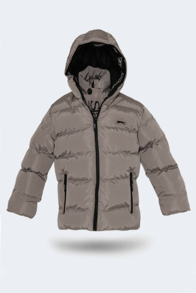 Slazenger NEONS Unisex Kids Coat & Jacket Stone Gray