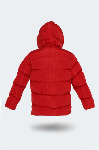 Slazenger NEONS Unisex Kids Coat & Jacket Red - Thumbnail