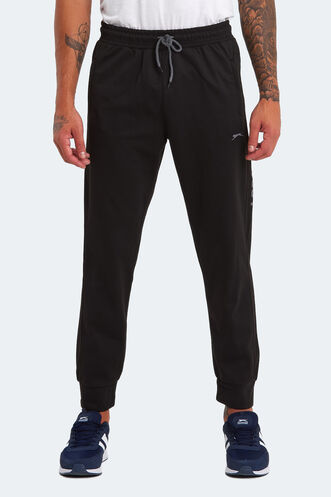 Slazenger NETS Men's Tracksuit Bottoms Black - Thumbnail