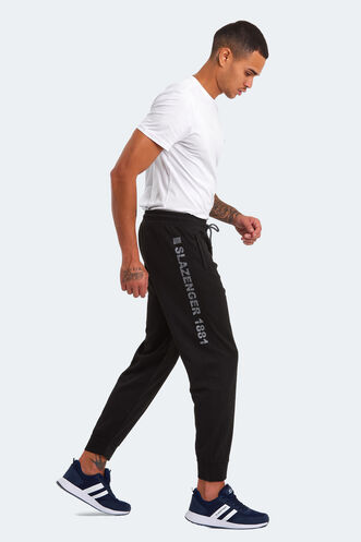 Slazenger NETS Men's Tracksuit Bottoms Black - Thumbnail