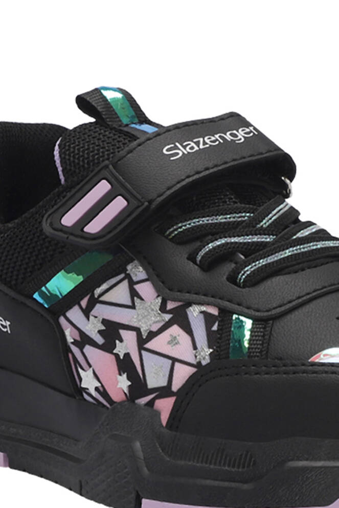 Slazenger NIAGARA Kız Çocuk Sneaker Ayakkabı Siyah - Mor