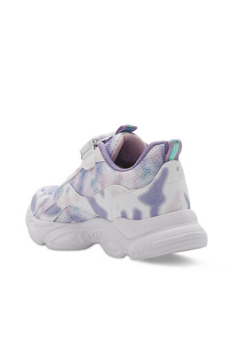 Slazenger NIGERIA Girls' Kids' Sneaker Shoes White - Lilac - Thumbnail