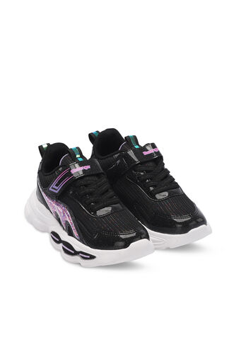 Slazenger NOELA Girls' Sneaker Shoes Black - Thumbnail