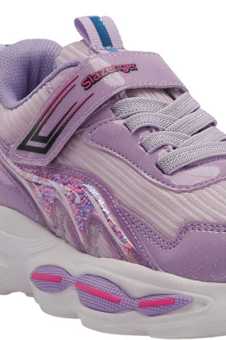 Slazenger NOELA Girls' Sneaker Shoes Lilac - Thumbnail