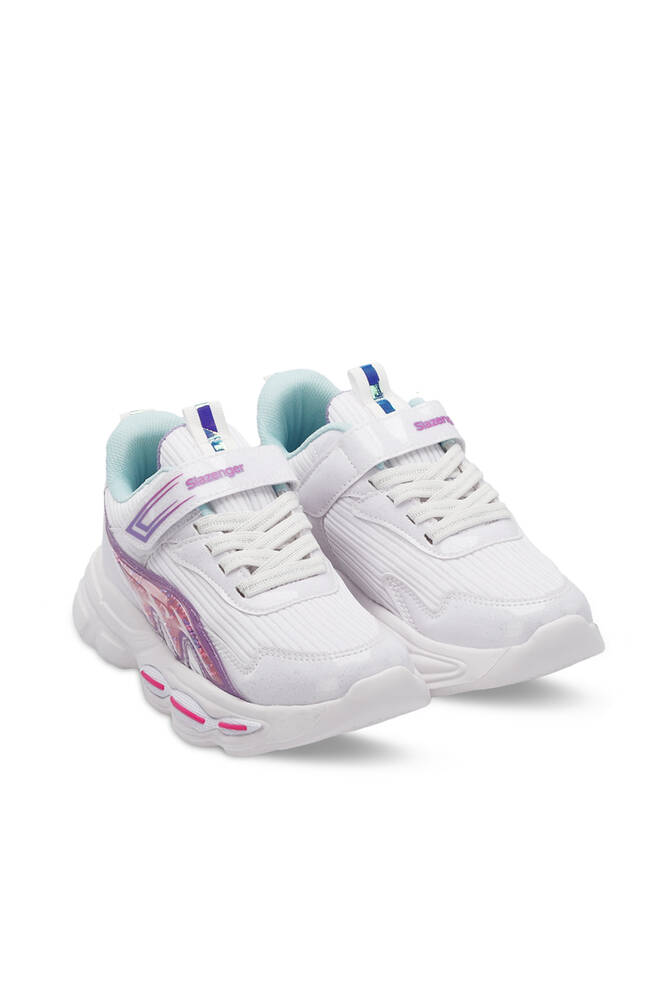 Slazenger NOELA Girls' Sneaker Shoes White - Fuchsia