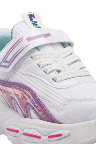 Slazenger NOELA Girls' Sneaker Shoes White - Fuchsia - Thumbnail